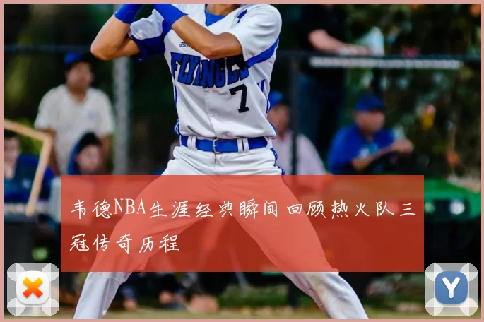 韦德NBA生涯经典瞬间回顾热火队三冠传奇历程
