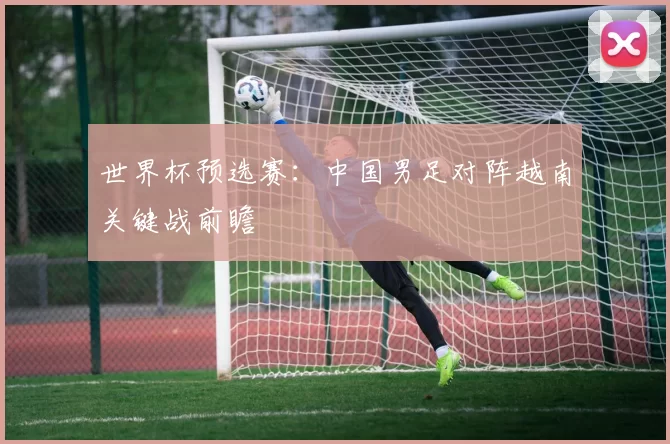 世界杯预选赛：中国男足对阵越南关键战前瞻